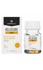 HELIOCARE 360 D PLUS KAPSULAS, UZTURA BAGĀTINĀTĀJS, 30 KAPSULAS