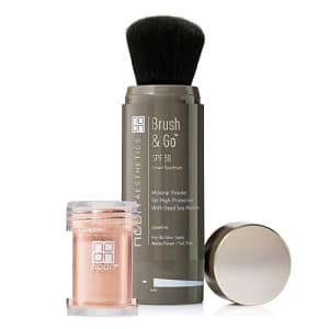 Noon Aesthetics Brush & Go SPF 50 | Minerālais Pūderis 2 × 5 mL