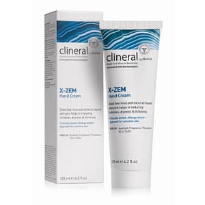 AHAVA CLINERAL X-ZEM roku krēms | Roku krēms jutīgai un ekzēmas skartai ādai, 125 ml